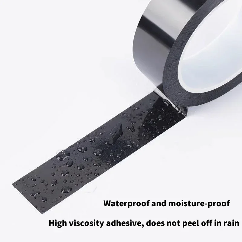Black Vinyl Car Window Trim Film Flexible Door Sticker