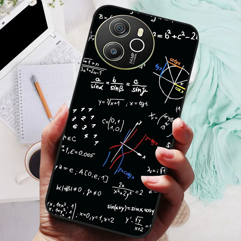Blackview SHARK 8 Silicone Soft Back Case - Black Lion Wolf Design