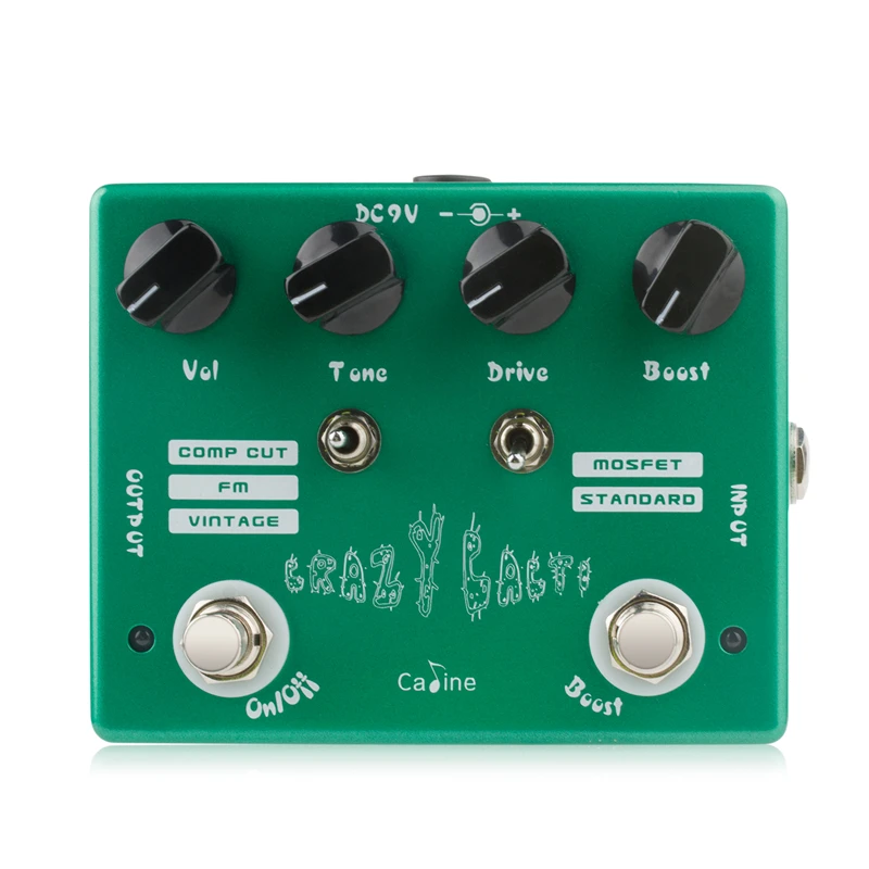 

Caline Overdrive Stompbox CP-20 Crazy Cacti Overdrive Guitar Effect Pedal True Bypass Guitar Accessories