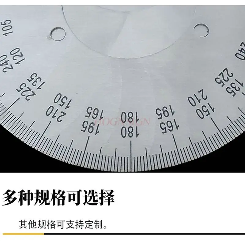1개 스케일 다이얼은 정방향 및 역방향 기계식 식별 다이얼, 스테인리스 스틸 각도기와 통합되어 있습니다.