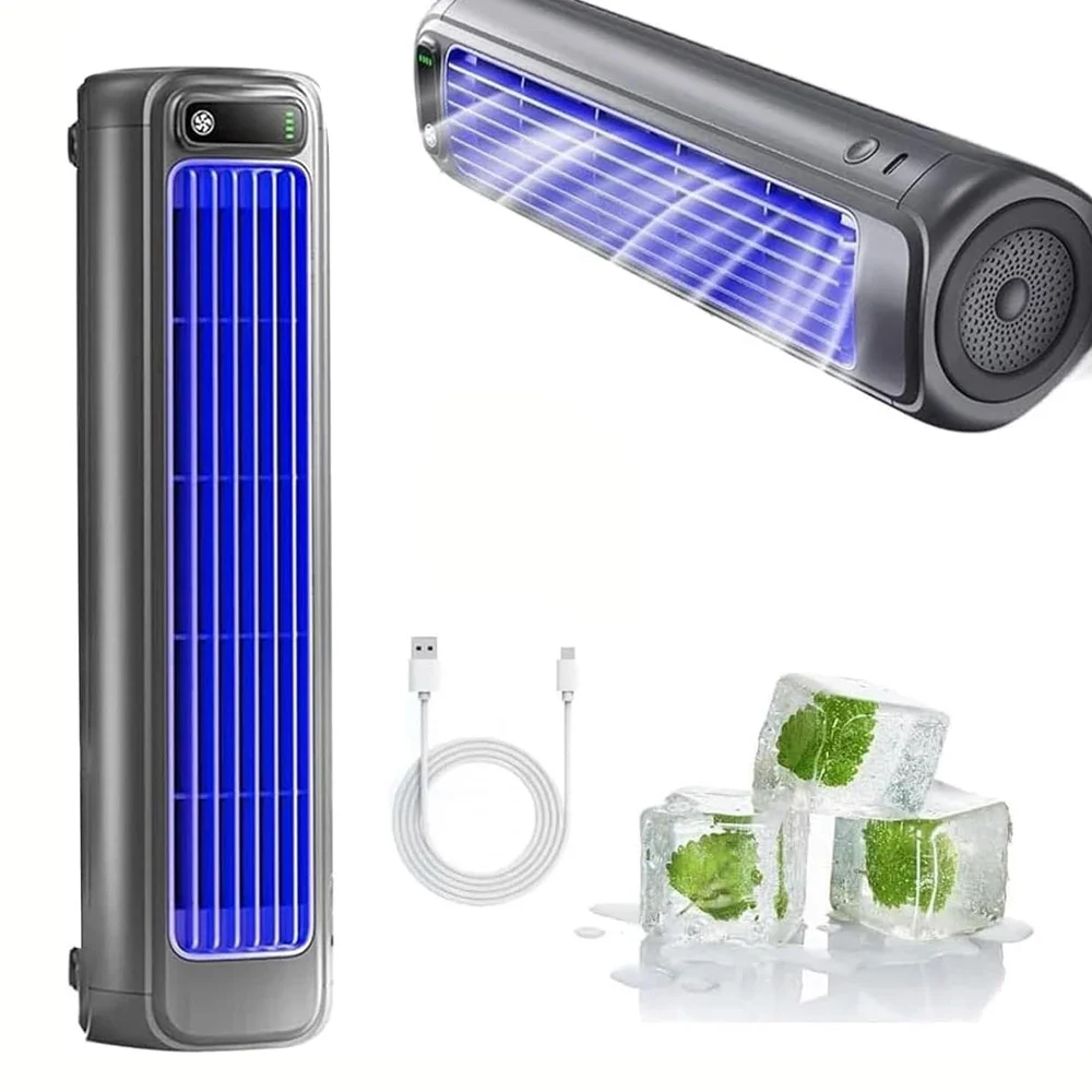 ใหม่เครื่องปรับอากาศเคลื่อนที่แบบพกพาขนาดเล็ก,เครื่องทําความเย็น,เครื่องทําความเย็นพัดลมเงียบพร้อมการชาร์จ USB สําหรับห้องนอนห้องครัวห้องน้ํา 1