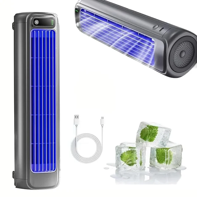 ใหม่เครื่องปรับอากาศเคลื่อนที่แบบพกพาขนาดเล็ก,เครื่องทําความเย็น,เครื่องทําความเย็นพัดลมเงียบพร้อมการชาร์จ USB สําหรับห้องนอนห้องครัวห้องน้ํา 1