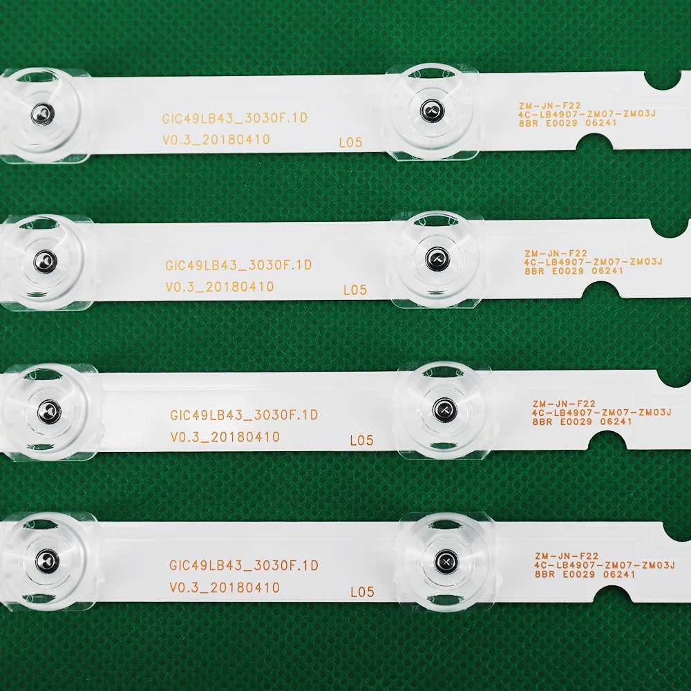 4 / LED Ʈ TCL 49A260 49A261 49F6F 49D6 49V2 GIC49LB43-3030F2.1D 49HR330M07A0 V3 4C-LB4907-HR01J