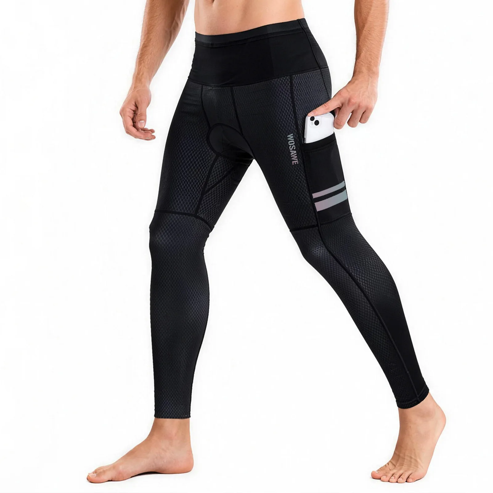 WOSAWE null 남성 바지 Bd138 통기성 없음 재고 없음 단색 남성 바지 엔듀로 직판매