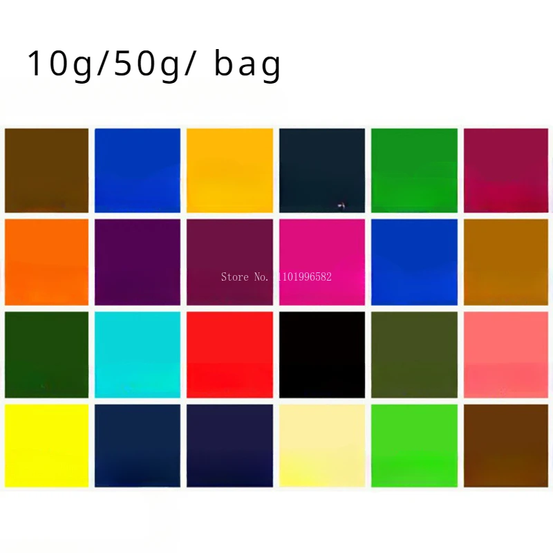 Cotton Linen Clothes Dyeing Agent 10/50g Bag Cotton Linen Clothes Non-fading Dyeing Agent Old Clothes Refurbished Environmental Protection No-cook Tie Dye Pigment