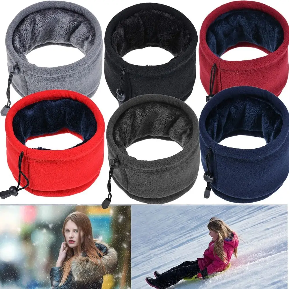 

Thickening Neck Warmer Collar Neck Protection Riding Bib Windproof Ski Motorcycle Scarf Winter Scarves Men Women