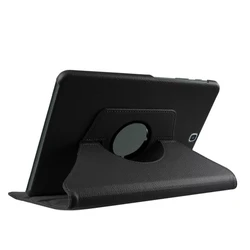 Premium 360° Rotating Leather Tablet Stand Cover - 9.7 inch for Tab S2 9.7 T813 T819 (Black)