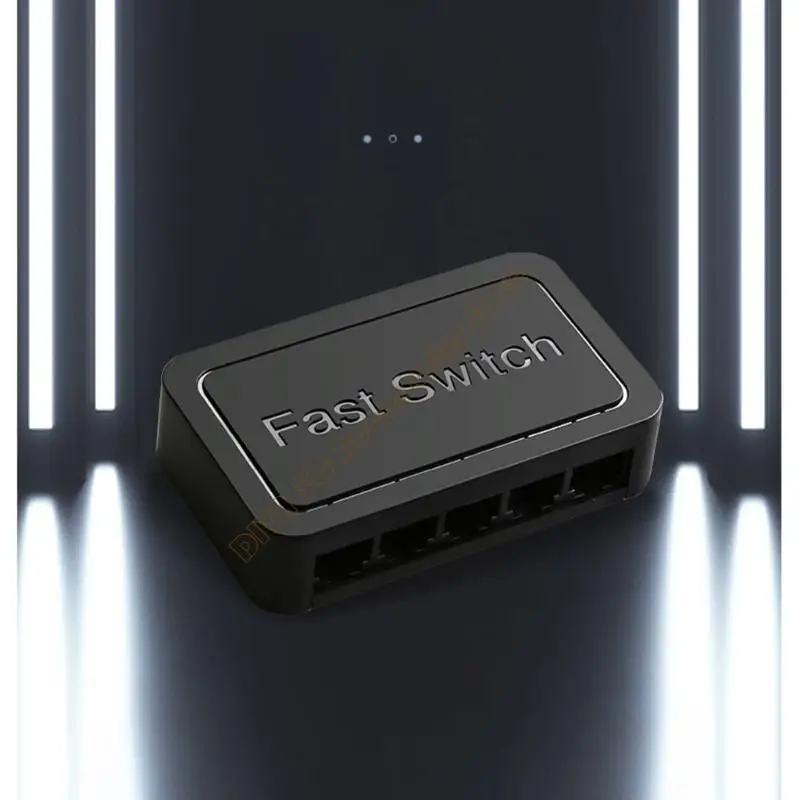 5 포트 1000Mbps 기가비트 네트워크 스위처 이더넷 스위처 RJ45 허브 분배기 N7YA