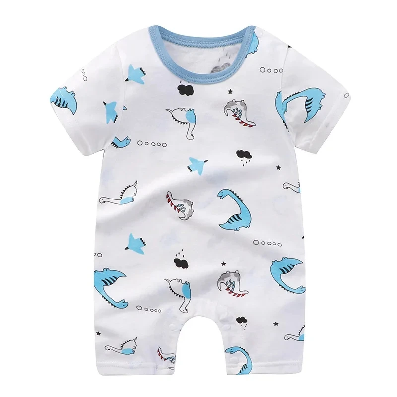 New Baby Romper Summer Cotton Cute Cartoon Print Baby Girl Clothes High Quality Fabric Boy Clothes Newborn Jumpsuit 3M-24M