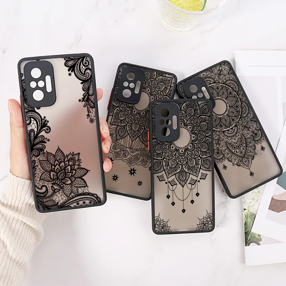 Elegant Mandala Design Protective Phone Case - Enhanced Durability and Style