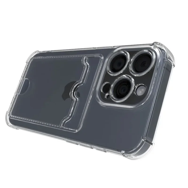 Luxury Card Slot Holder Pocket Case | Shockproof Clear PhotoCard Storage Sleeve