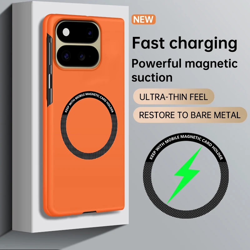 MagSafe Magnetic Shockproof Protective Phone Case with Wireless Charging Compatibility
