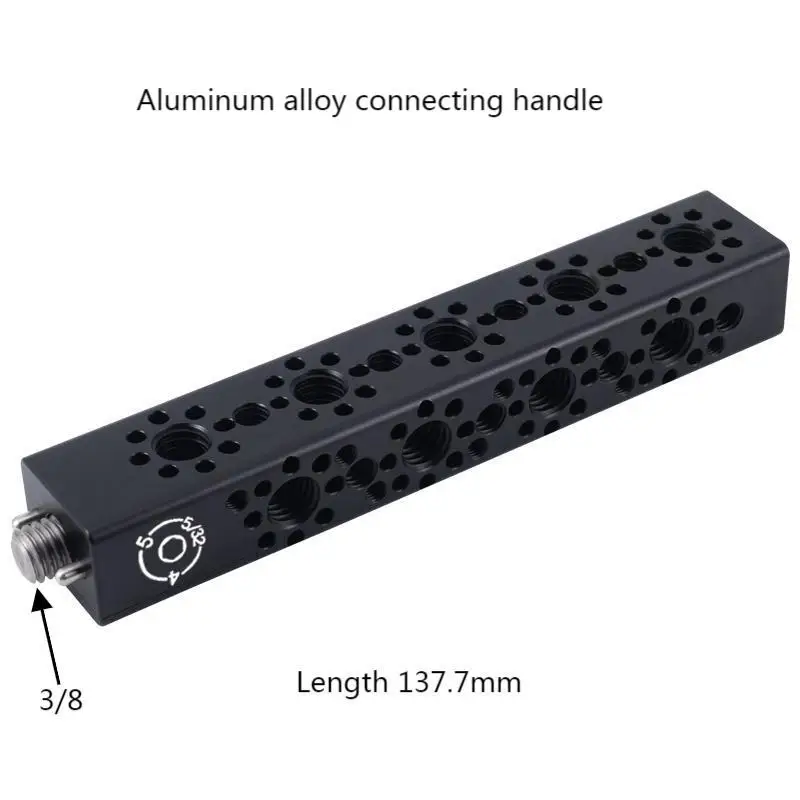 Camera handgrip universal Arri positioning top handle fixture
