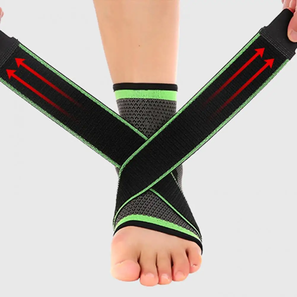 1 PCS Protective Football Ankle Support Basketball Ankle Brace Compression Nylon Strap Belt Ankle Protector