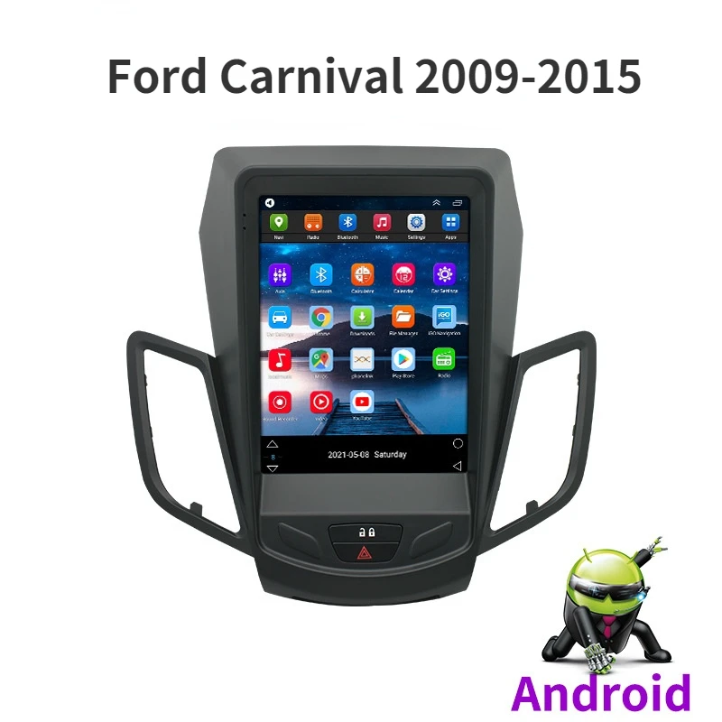 Автомобильный GPS-навигатор в стиле Android Tesla вертикальный экран для Ford Carnival 2009-2015
