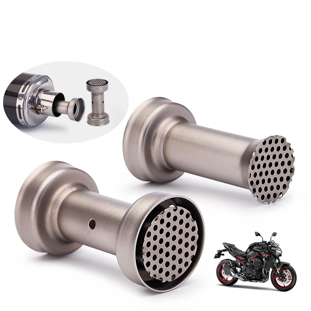 51MM Universal Motorcycle Exhaust Pipe Muffler Catalytic DB Killer