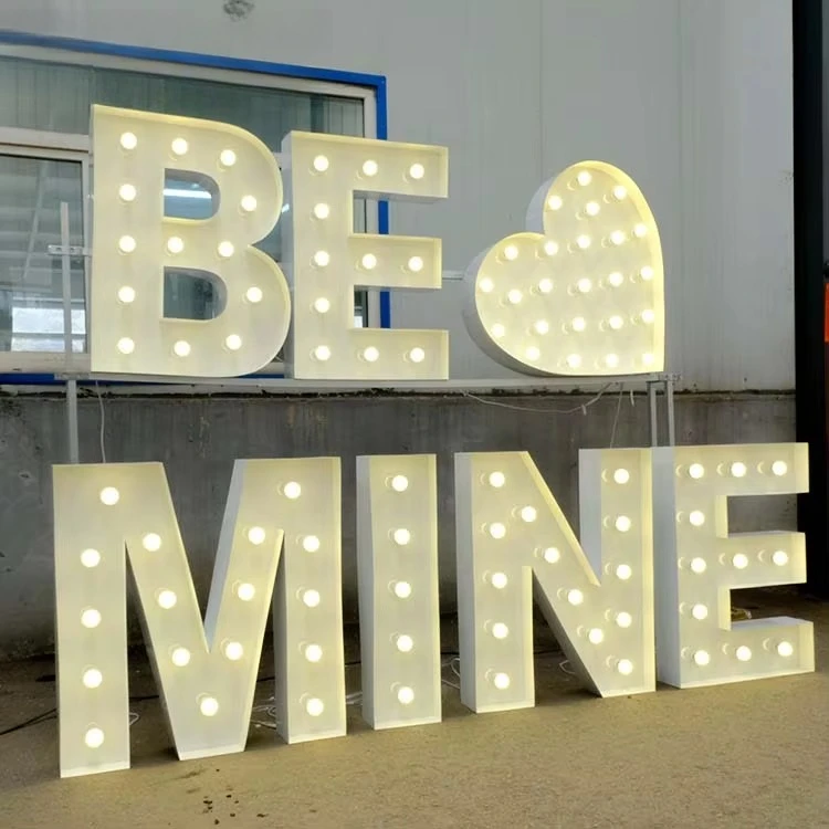 3ft 4ft 5ft 120cm Giant Big Hold up the Marquee Letter Light Stackable ...