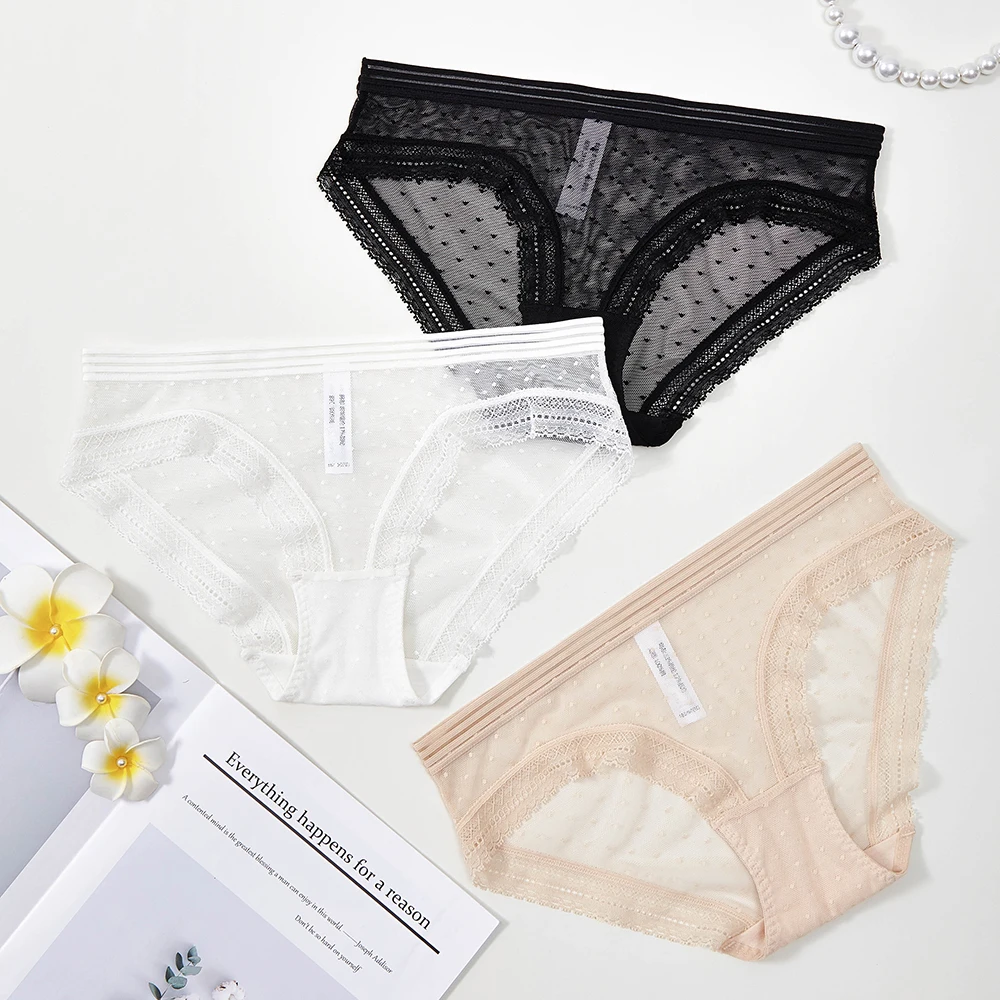 

Lady Sexy Transparent Briefs Women Lace Panties Underwear See Through Briefs Lingerie Ropa Interior Femenina трусы женские