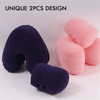 Insertable Dildo Inflatable Sofa Cushion Flocking Sexual Swing Love Pillow Erotic Position Assistance Furniture Couple Sex Games 2