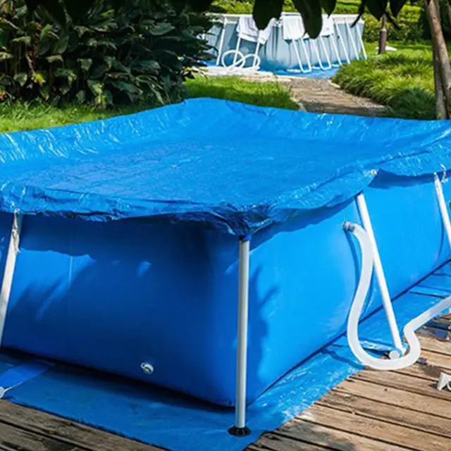 Telone Impermeabile Resistente 3.5x4.5m, Telo Multiuso Per Pergola Con Occhielli, Copertura Da Campeggio Roulotte - Foto 8