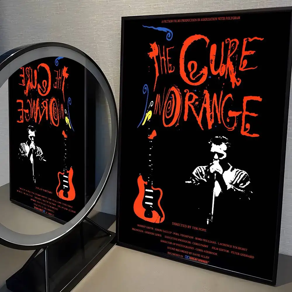 Rock Band THE C_CURE Poster Aufkleber Vintage Film Poster Druck wasserdichte Wandkunst für Wohnzimmer Schlafzimmer Home Decor – Detail 21