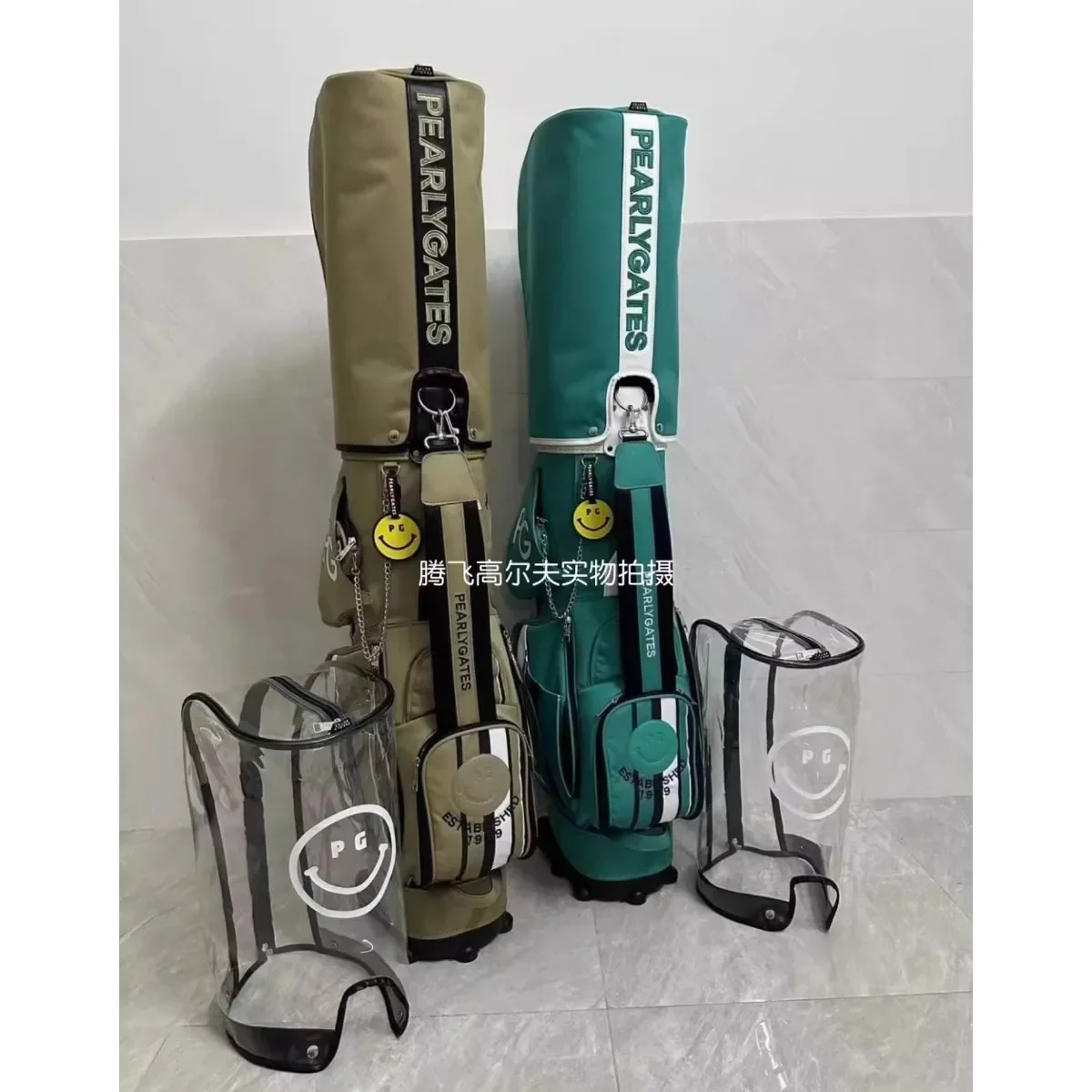 

24 New Golf Bag Pull Rod Clothing Bag Convenient PU Waterproof Tug Golf Standard Bag 골프백