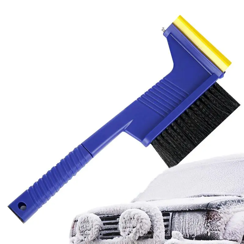 

2 In 1 Ice Scraper For Car Car Scraper Window Long Handle Car Snow Scraper Multifunction Snow Brush And Car Window Ice Breaker