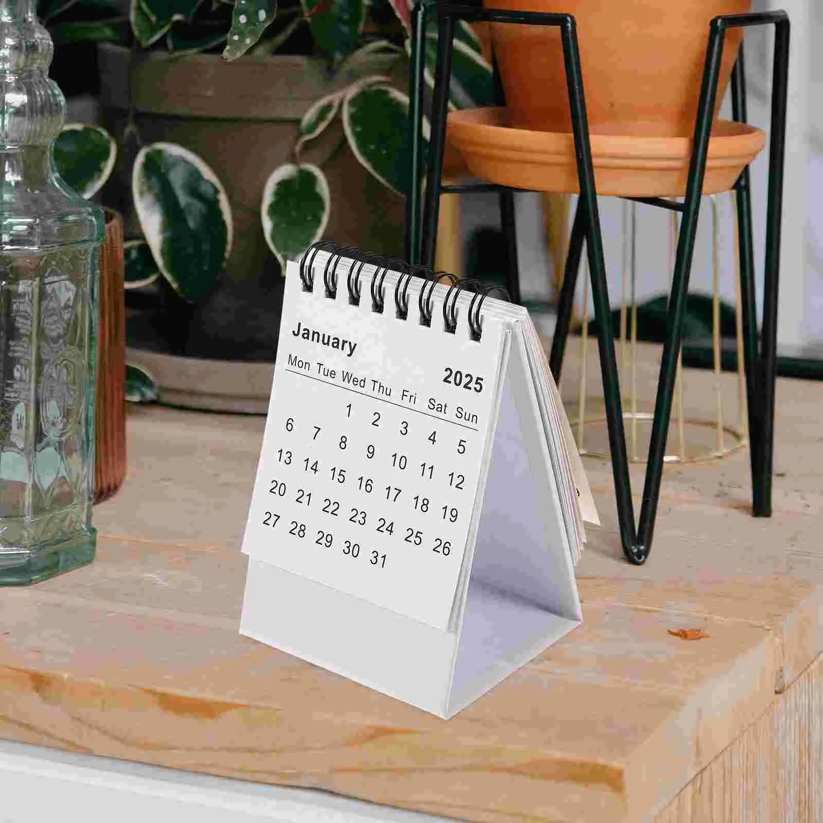 

Table Desk Tabletop 2025 Calendar Home Desk Calendar 2025 Table Calendar Creative Calendar Decor for Desk Home Decor