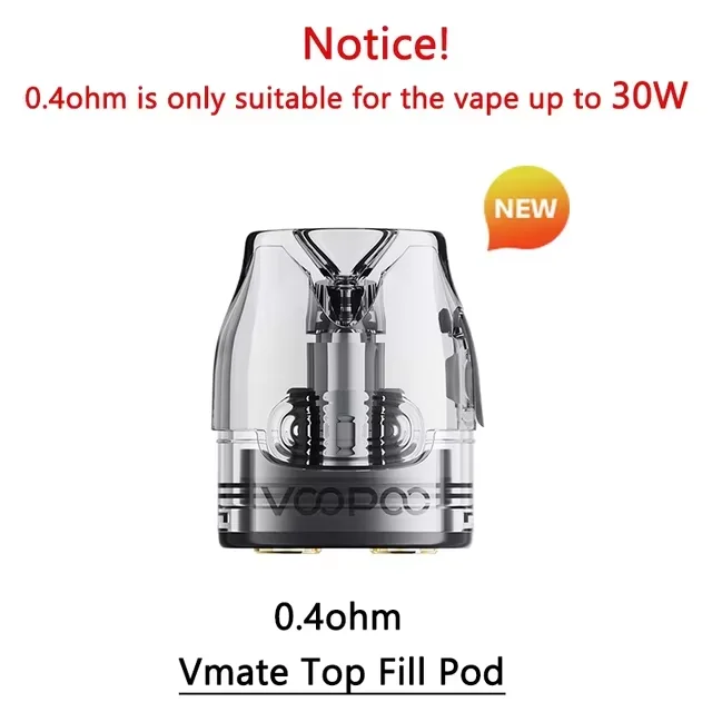 VOOPOO Vmate Pod V2 Cartridge - Top Fill 3ml, Multi-Ohm Options