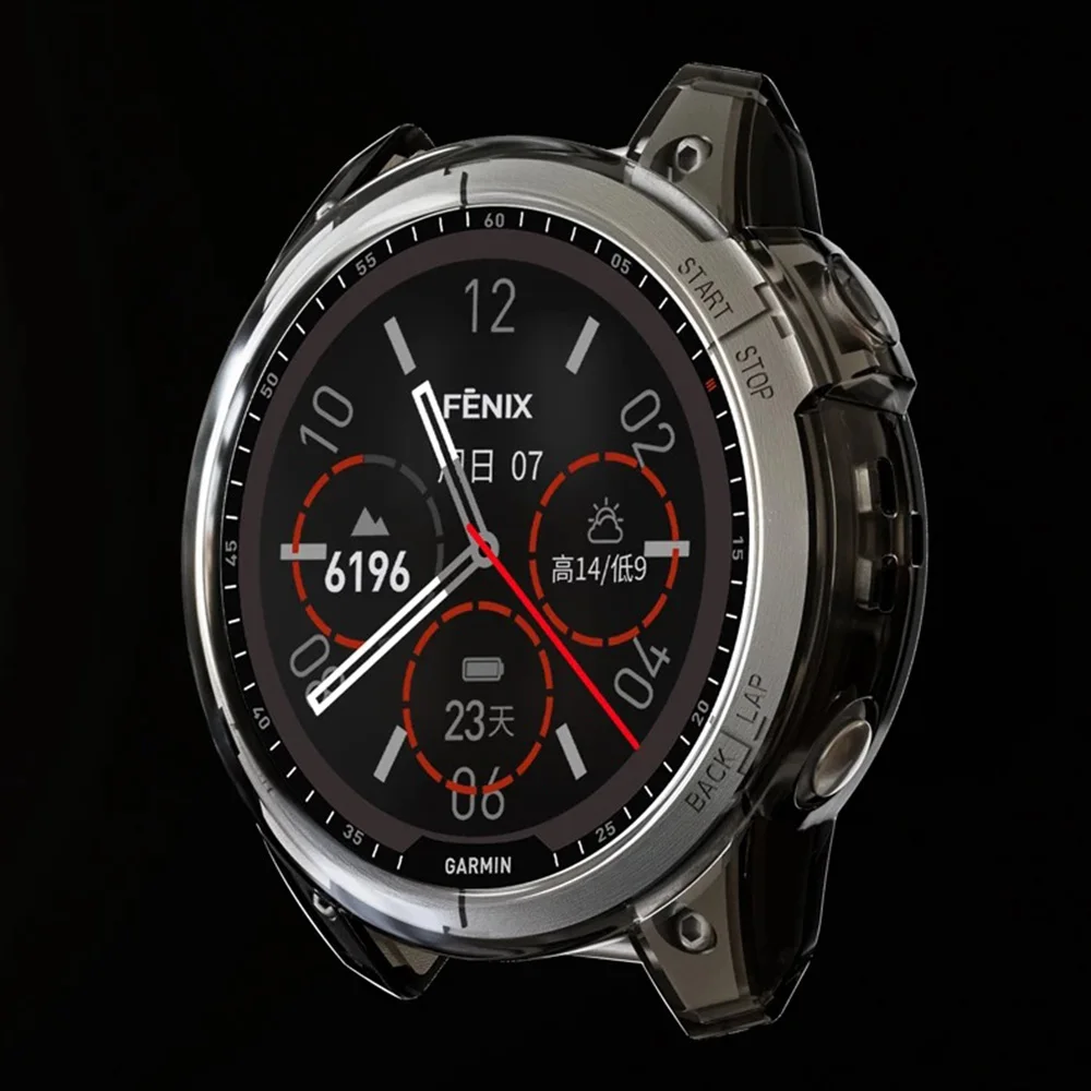 Garmin Fenix 7 7S 7X Ʈ ð  TPU ȣ ̽ Ŀ Clear Colorful Soft Protector Epix Pro 51mm 47mm 42mm Ŀ 