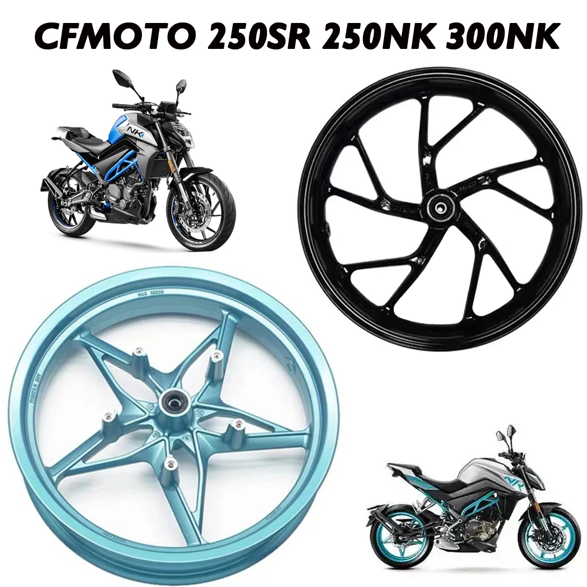 Motorcycle CFMOTO CF250-A Wheel Hub Front Rear Aluminum Wheel Hub 250SR 250NK NK250 300NK 250 SR NK Aluminum Alloy