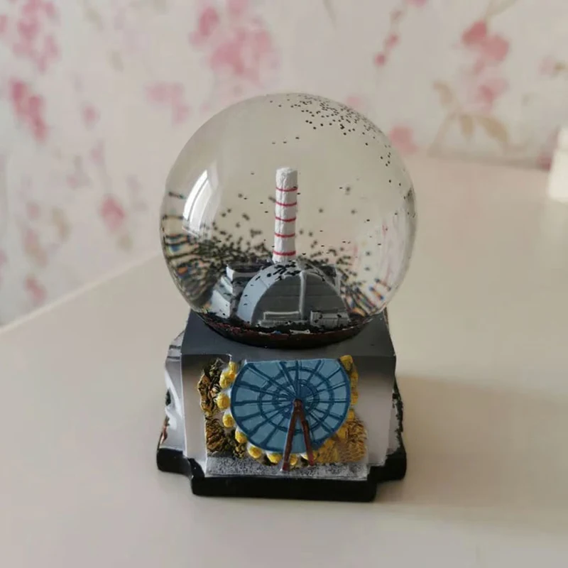Chernobyl Snow Globe Ukrainian Nuclear Power Plant Tragedy In Pripyat Snow Globe Ornament 1PCS plush toy,nut spice grinder,ornament crafts,miniature figurines,resin ornaments,miniature ornament,3d printed toy,resin crafts,miniature duck figurines,robot doll
