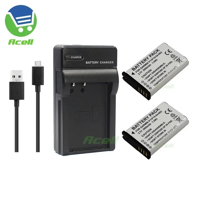 P11P15-04-N02 361-00053-00 Batteria Per Garmin Montana 680T 650T 610T 600T Virb Elite Alpha 100 200I 300 Atemos 100 Gps Portatile