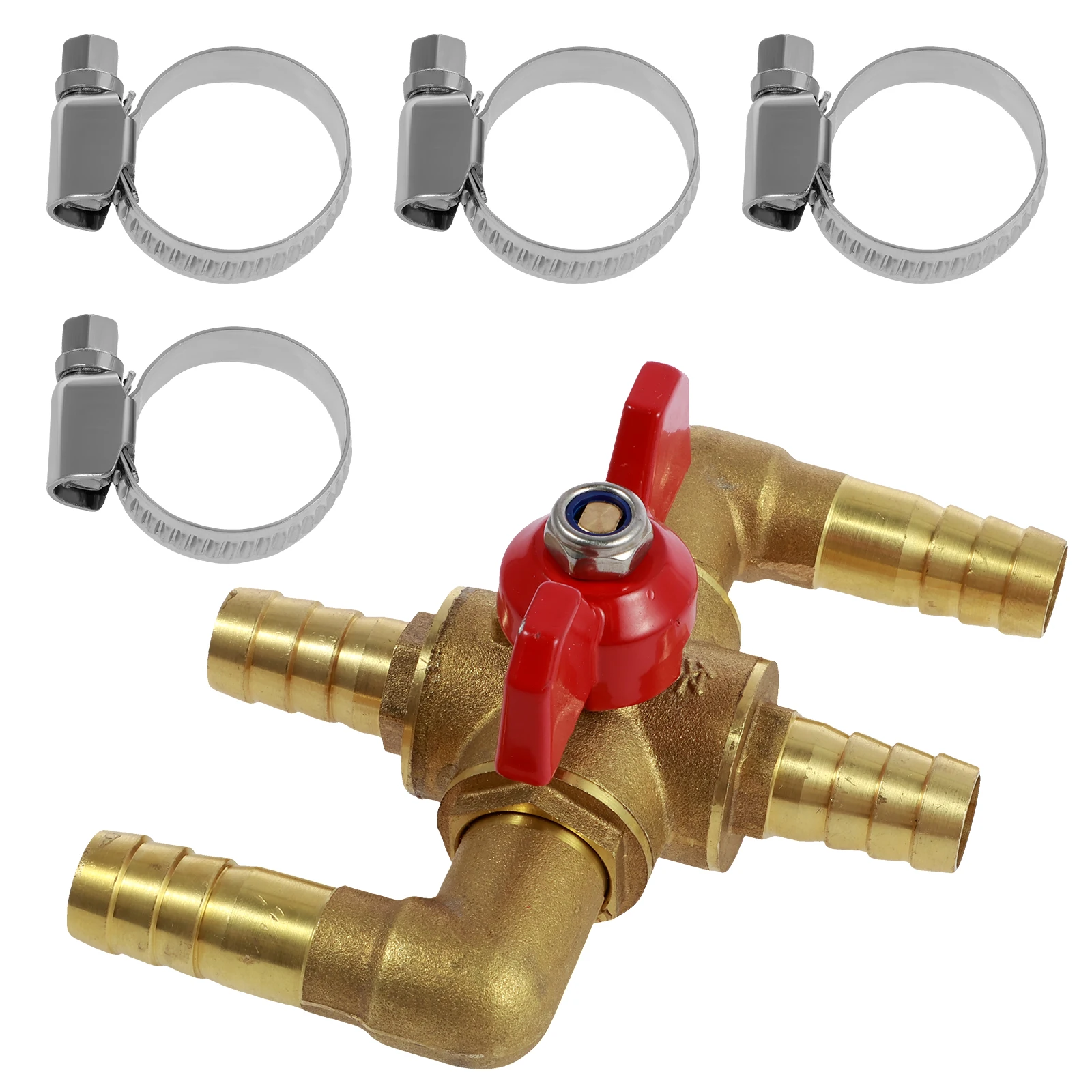 Heater Control Valve with Brass Body Plated Shank Robust Heater Control Valve Multifunctional Manually Controlled
