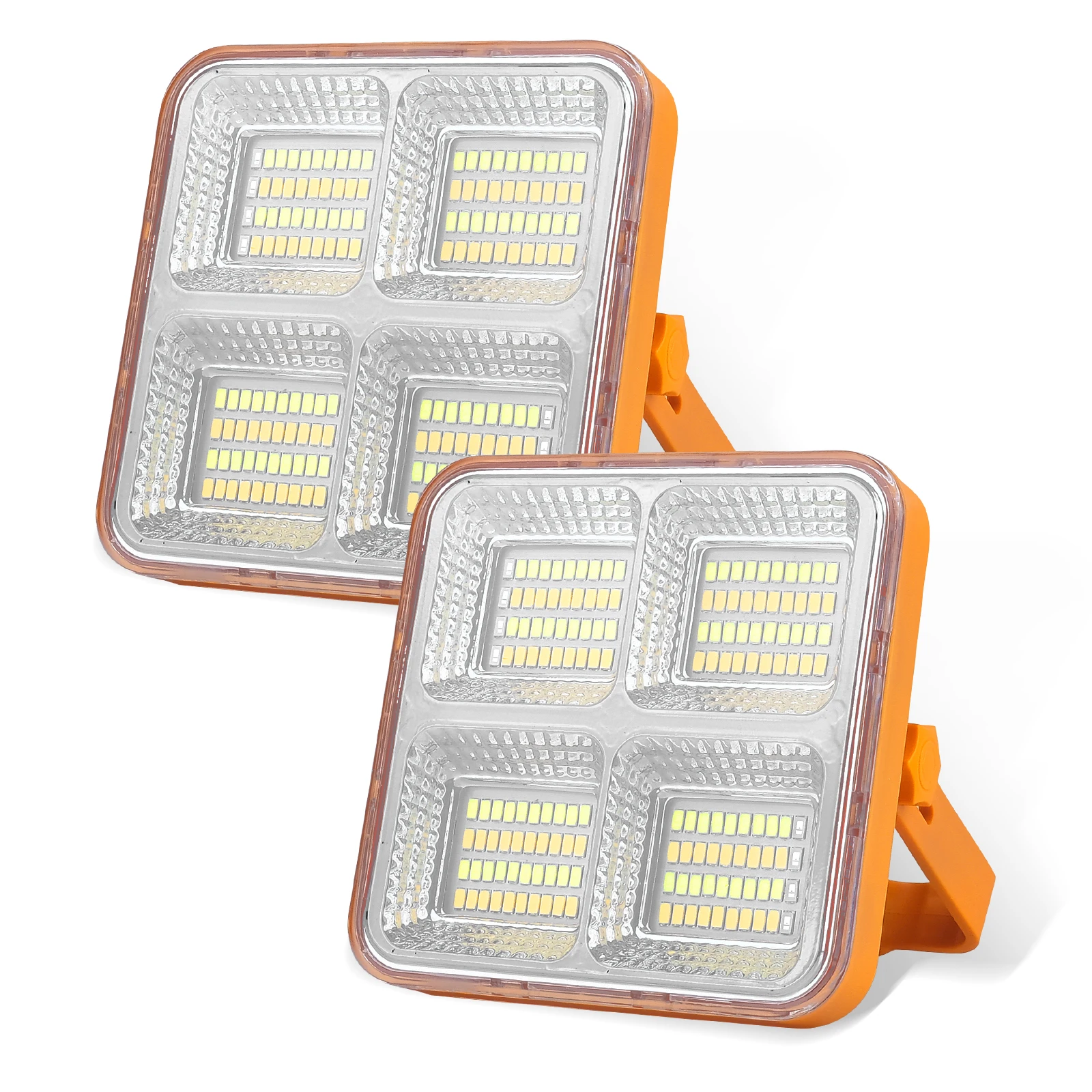 1pc/2pcs 120w tragbarer LED-Scheinwerfer super helle LED-Arbeits scheinwerfer USB Solar wiederauf ladbar für Outdoor-Camping lampe LED-Taschenlampe
