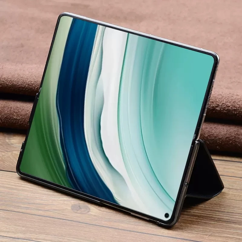 Luxury Genuine Leather Case for Huawei Mate X5 Magnetic Flip Phone Cover for Huawei Mate X3 Funda Skin MateX5/Mate3 Window Bag