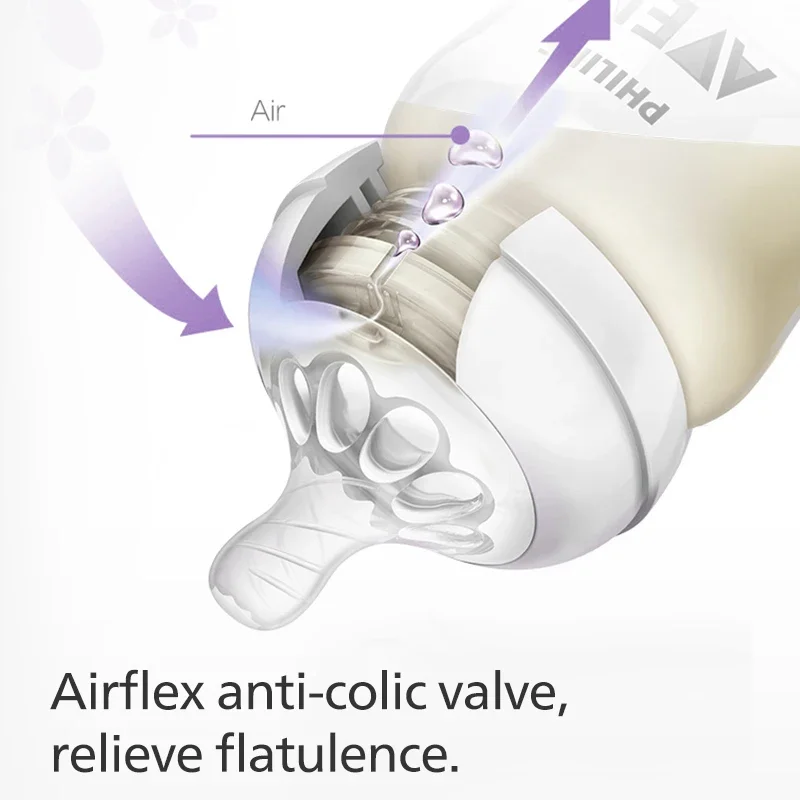 PHILIPS AVENT Newborn baby Wide caliber High borosilicate glass feeder Anti choking Anti-Colic 0-6 months or more 160ml 240ml