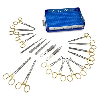 Kit di strumenti chirurgici per tessuti molli Set ortopedico di strumenti chirurgici per animali domestici