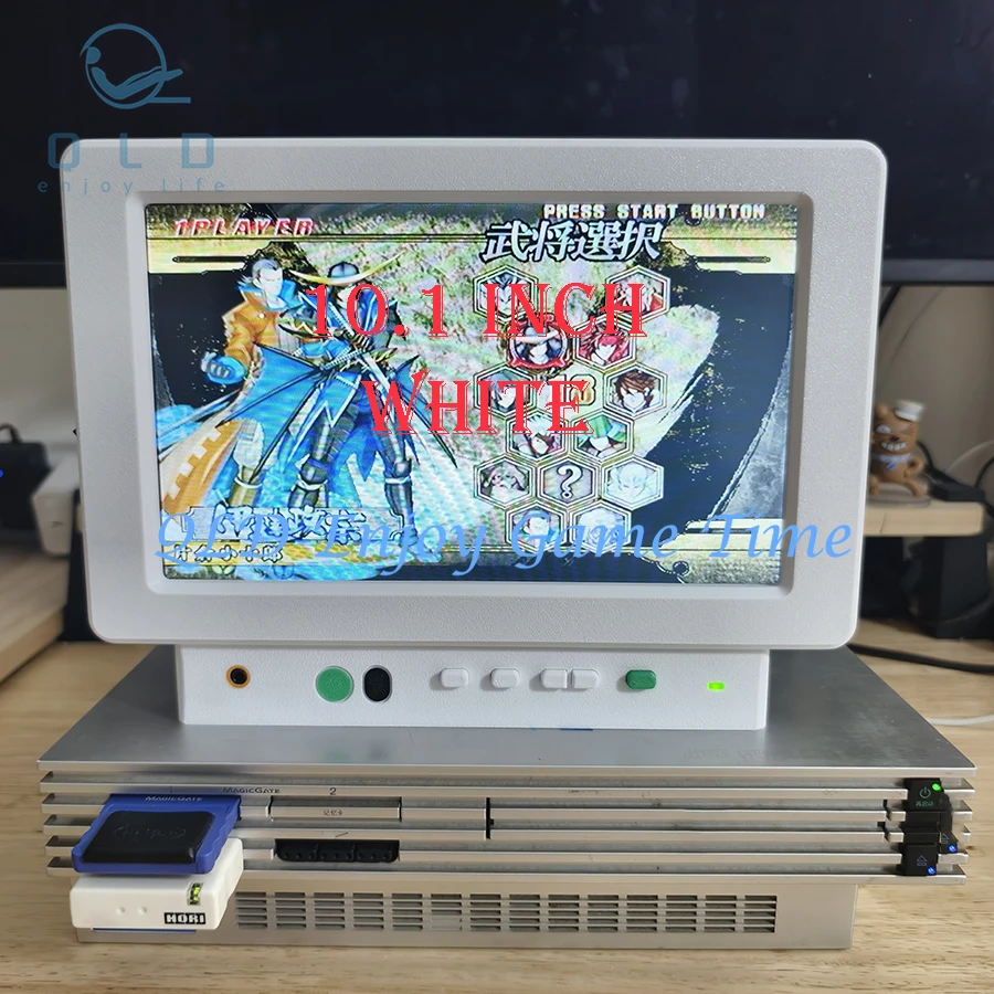 10.1인치 LCD 화면, PS1-PS3 또는 일반 HDMI 장치용 레트로 TV 스..