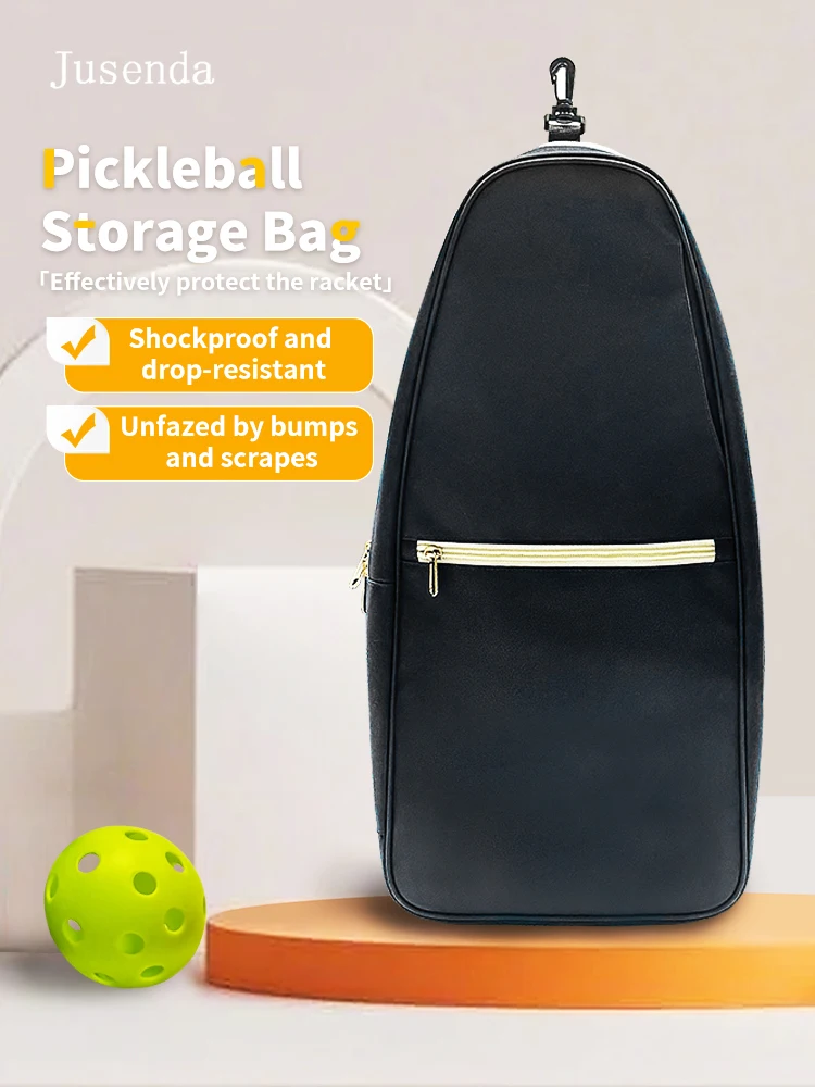 Tennis Padel Racket Cover Bag, Single Shoulder Bag Oxford Cloth Tennis Padel Bags Case, Waterproof Wear-Resistant Pickkle Bag