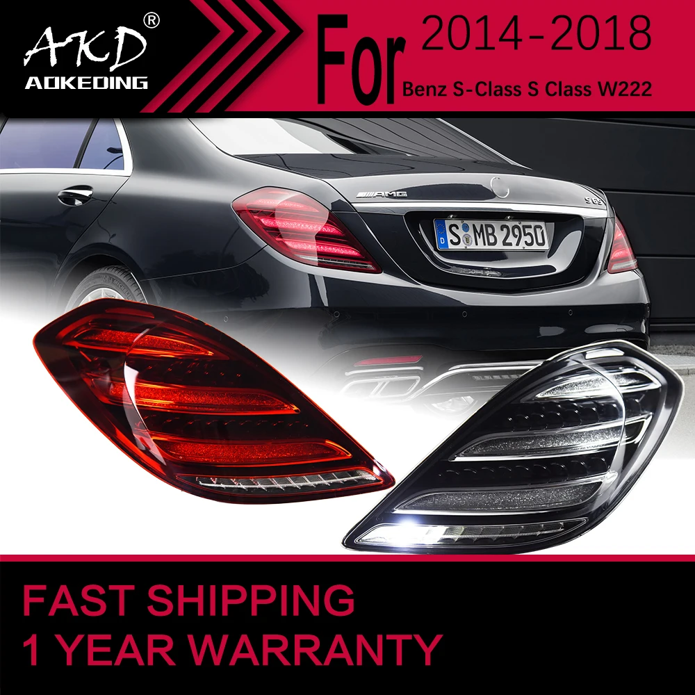 

Car Lights for Benz W222 LED Tail Light 2014-2018 S350 S400 S500 Rear Stop Lamp Brake Signal DRL Reverse Automotive Accessories
