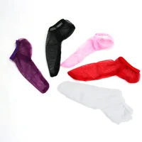 1 stücke wieder verwendbare Seide Kondom Penis Ärmel Ball Abdeckung Handjob Masturbation Dildo Penis Ring Strumpf Beutel Sexspielzeug für Männer 3