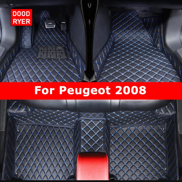 DOODRYER Custom Car Floor Mats For Peugeot 2008 2013-2023 Auto Carpets Foot Coche Accessorie