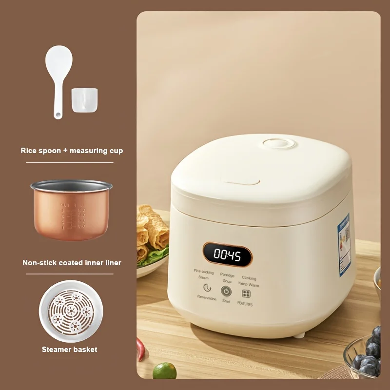 2L Electric Rice Cooker 1-3 People 110V 220V Multi Cooker Non-Stick Pot Smart Mechanical MultiCooker Steamed Rice Pot For Home rice cooker electric cooker electric cooking pot