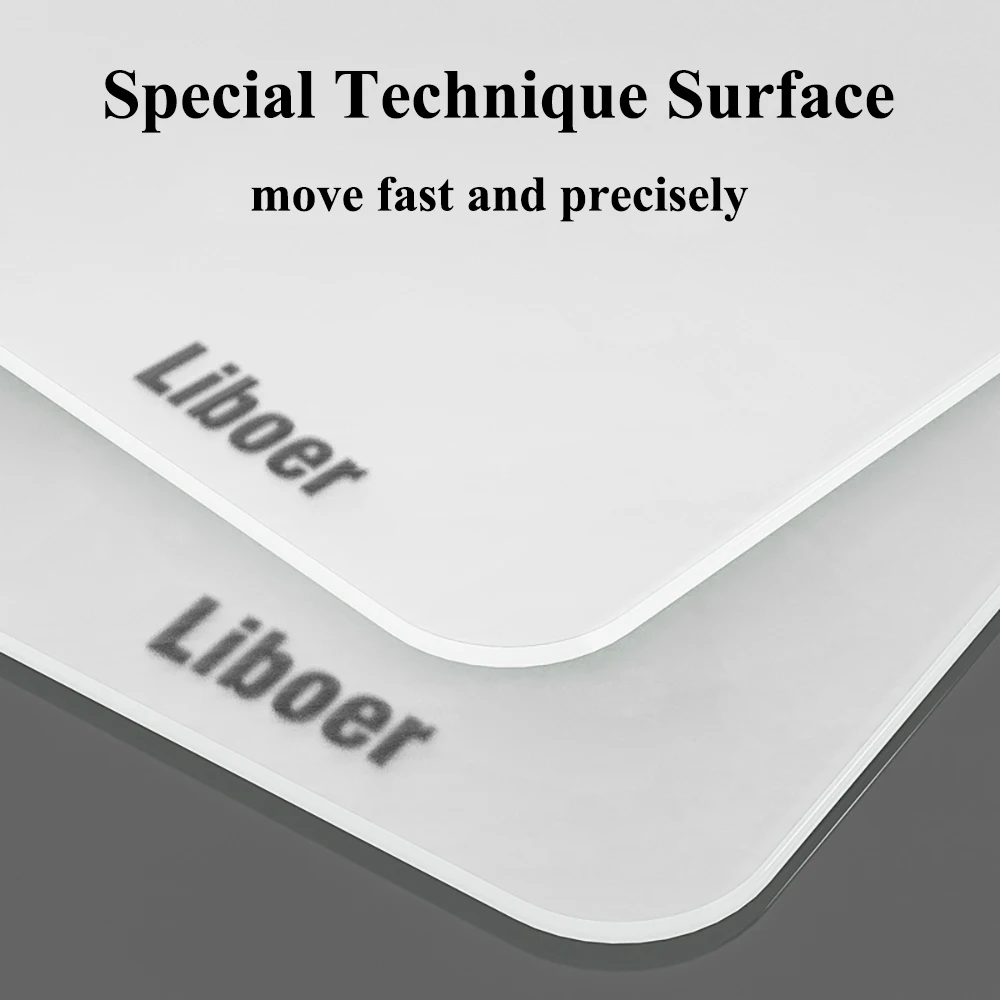 INPHIC PD50 Mouse Pad - Computer Mouse Mat with Anti-Slip Rubber Base, Easy  Gliding, Durable Materials, Portable, in a Simple and Modern Design, Black