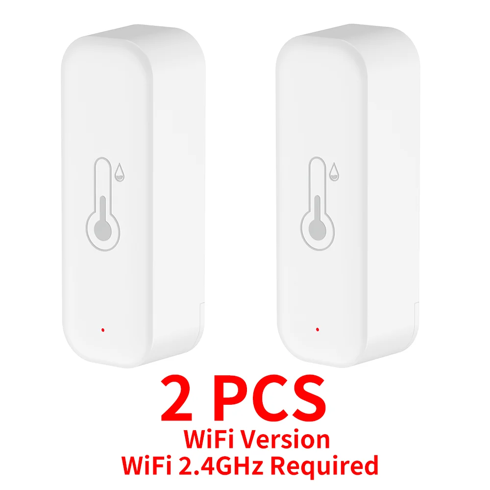 WiFi Smart Home Temperature and Humidity Sensor with App Remote Alarm