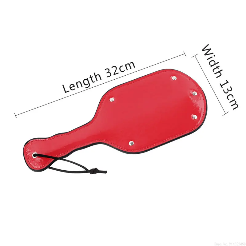 Black And Red SM Butt Spank Paddle Bdsm Submissive Sexy Kinky Fetish BDSM Whip Slapping Sex Toy For Couples Ad_voghion.com