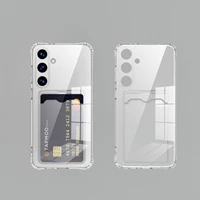 Transparent Card Slot Silicone Case For Samsung Galaxy S26 S25 Edge S24 S23 S22 S21 Plus Note 20 Ultra S20 FE Protection Cover - Image 6