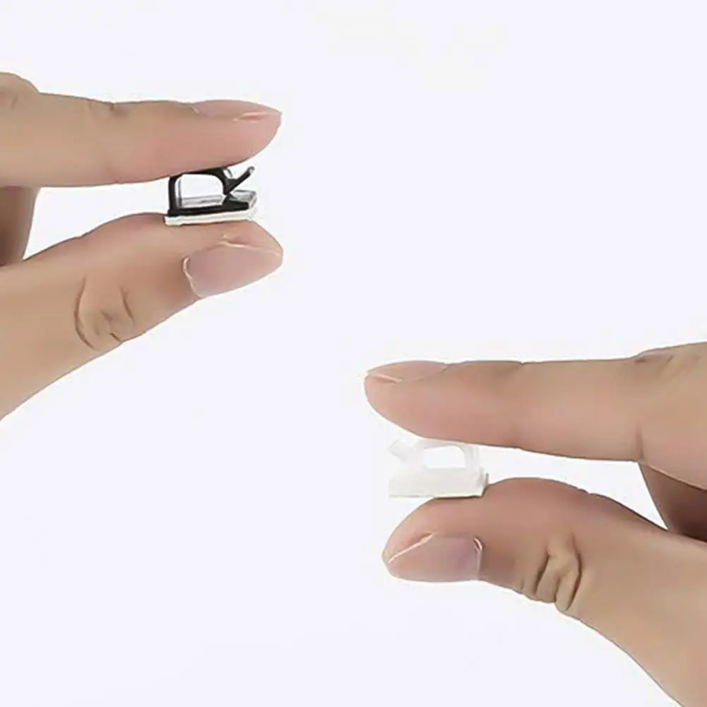 Strong Adhesion Cable Clip Self-adhesive Cable Clip Efficient Wire Management Solutions 100 Self-adhesive Mini Cable for Fairy