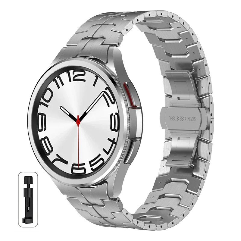 Premium Stainless Steel Bracelet - No Gaps Design, Universal Metal Band